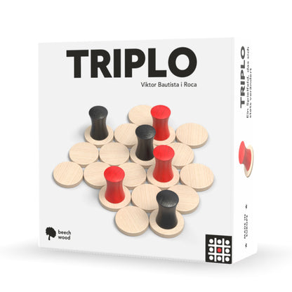 Triplo Board Game - Trò Chơi Chiến Thuật Gỗ Mini - Helvetiq