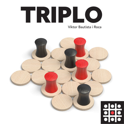 Triplo Board Game - Trò Chơi Chiến Thuật Gỗ Mini - Helvetiq