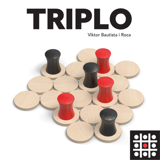 Triplo Board Game - Trò Chơi Chiến Thuật Gỗ Mini - Helvetiq