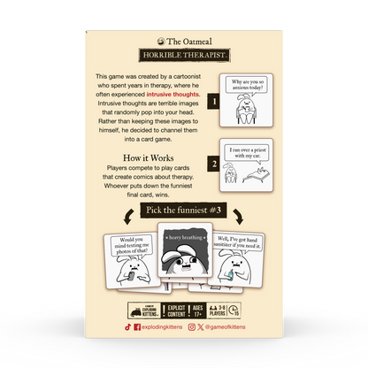 Horrible Therapist (Extra Horrible Edition) - Board Game Thẻ Bài Hài Hước - Exploding Kittens