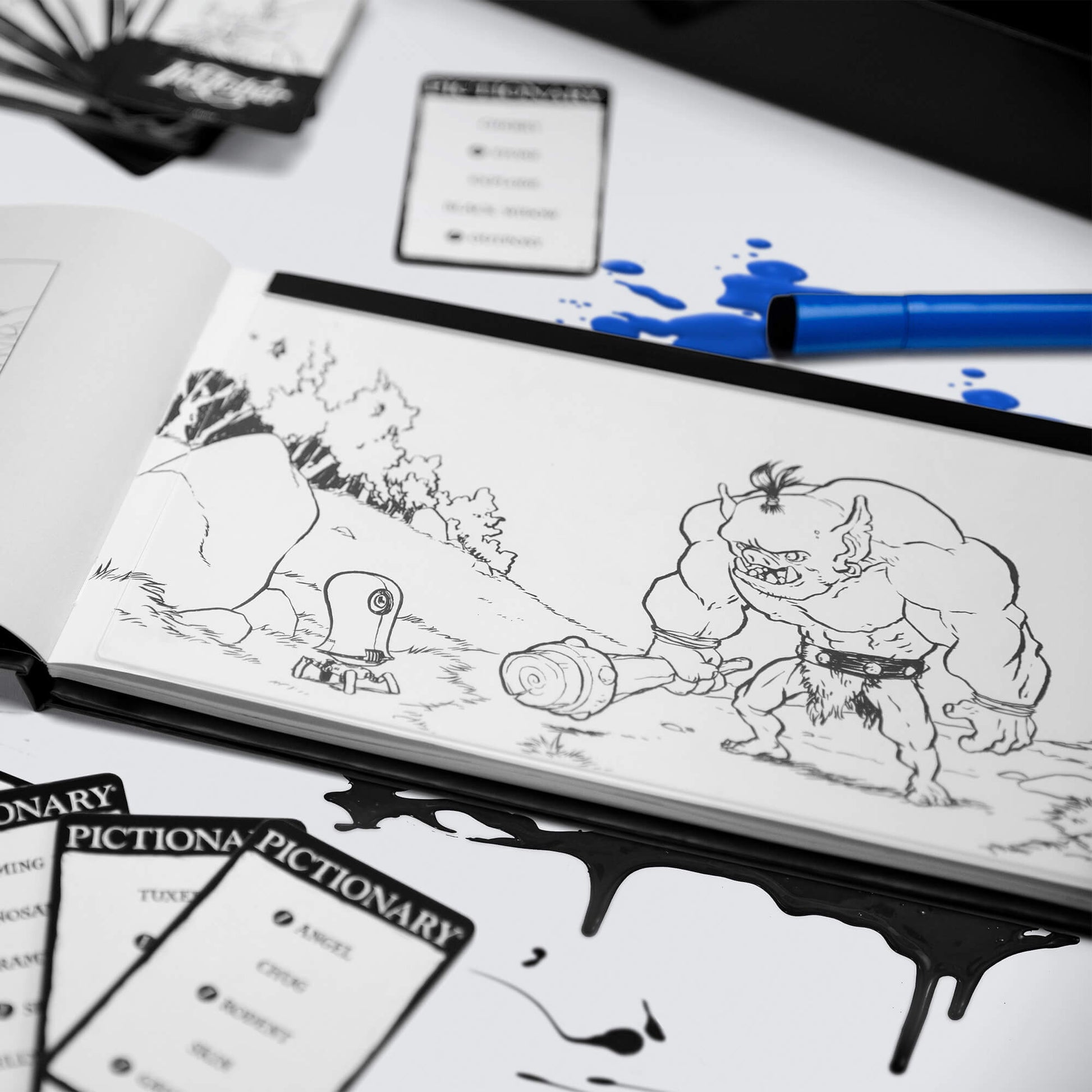 Pictionary Sketchbook x Inktober - Trò Chơi Vẽ Hình Đoán Ý Phiên Bản Giới Hạn Mattel - Hình ảnh bổ sung 5