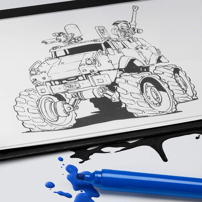 Pictionary Sketchbook x Inktober - Trò Chơi Vẽ Hình Đoán Ý Phiên Bản Giới Hạn Mattel
