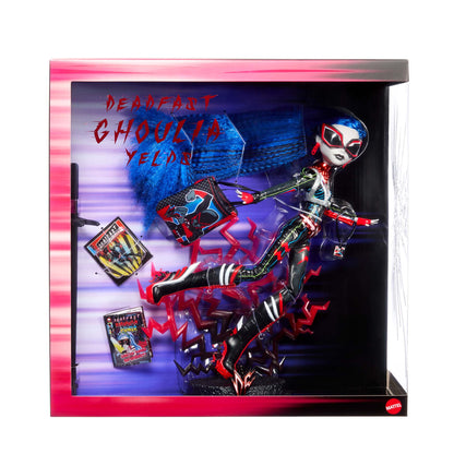 Monster High Deadfast Ghoulia Yelps Doll - Búp bê Sưu tầm Phiên bản Siêu anh hùng - Mattel HRP95 Monster High - ảnh 2 - Figur