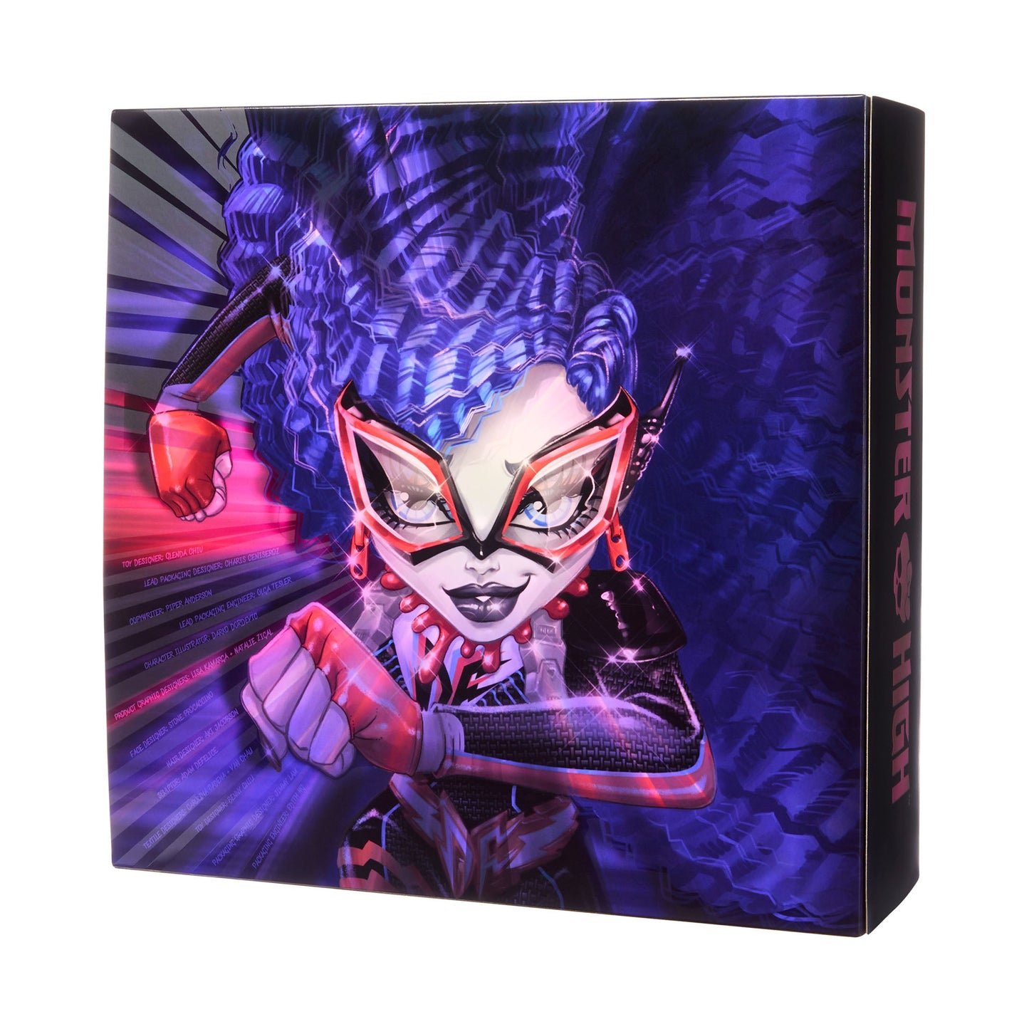 Monster High Deadfast Ghoulia Yelps Doll - Búp bê Sưu tầm Phiên bản Siêu anh hùng - Mattel HRP95 Monster High - ảnh 4 - Figur