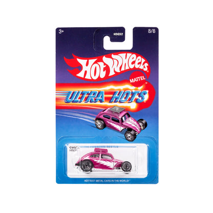 Ultra Hots Super Car - CUSTOM VOLKSWAGEN BEETLE - Xe mô hình Hot Wheels HDG52