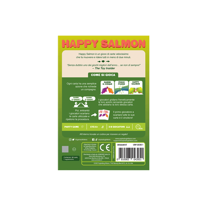 Happy Salmon - Trò chơi thẻ bài tiệc tùng - Exploding Kittens