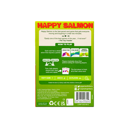 Happy Salmon - Trò chơi thẻ bài tiệc tùng - Exploding Kittens