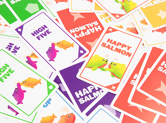 Happy Salmon Grab & Game Edition - Trò chơi thẻ bài tốc độ - Exploding Kittens