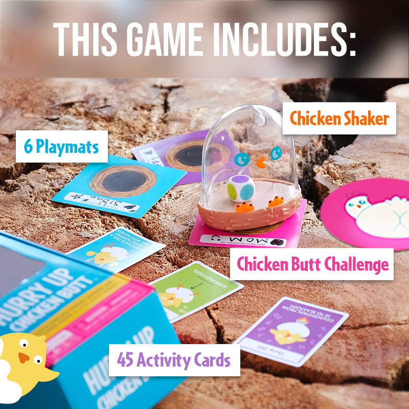 Hurry Up Chicken Butt - Trò chơi vận động cho bé - Exploding Kittens