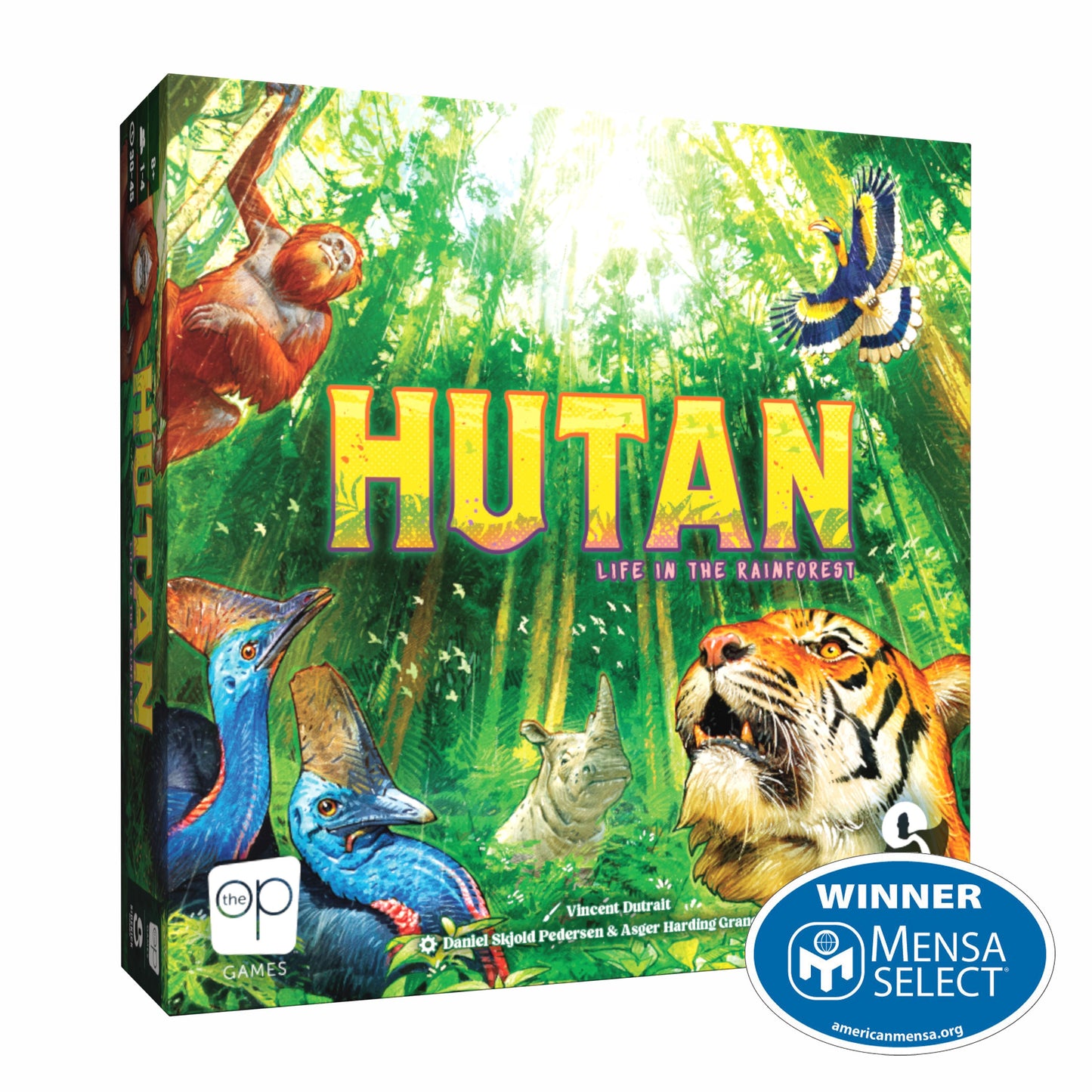 HUTAN - Board game chiến thuật xây dựng rừng nhiệt đới - The Op Games