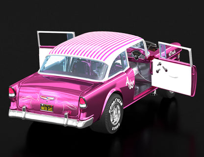 RLC Exclusive 1:18 Scale ‘55 Chevy Bel Air Gasser “Candy Striper” - Xe Mô Hình Tỉ Lệ 1:18 Cao Cấp Hot Wheels