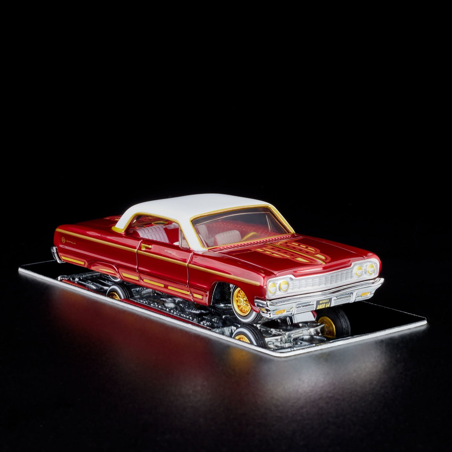 RLC Exclusive 1964 Chevy Impala SS - Mô Hình Xe Lowrider Cao Cấp Hot Wheels - Hình ảnh chi tiết 2