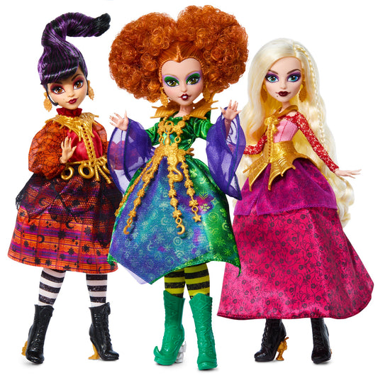 Disney's Hocus Pocus Skullector Dolls - Bộ 3 Búp Bê Phù Thủy Sanderson - Monster High