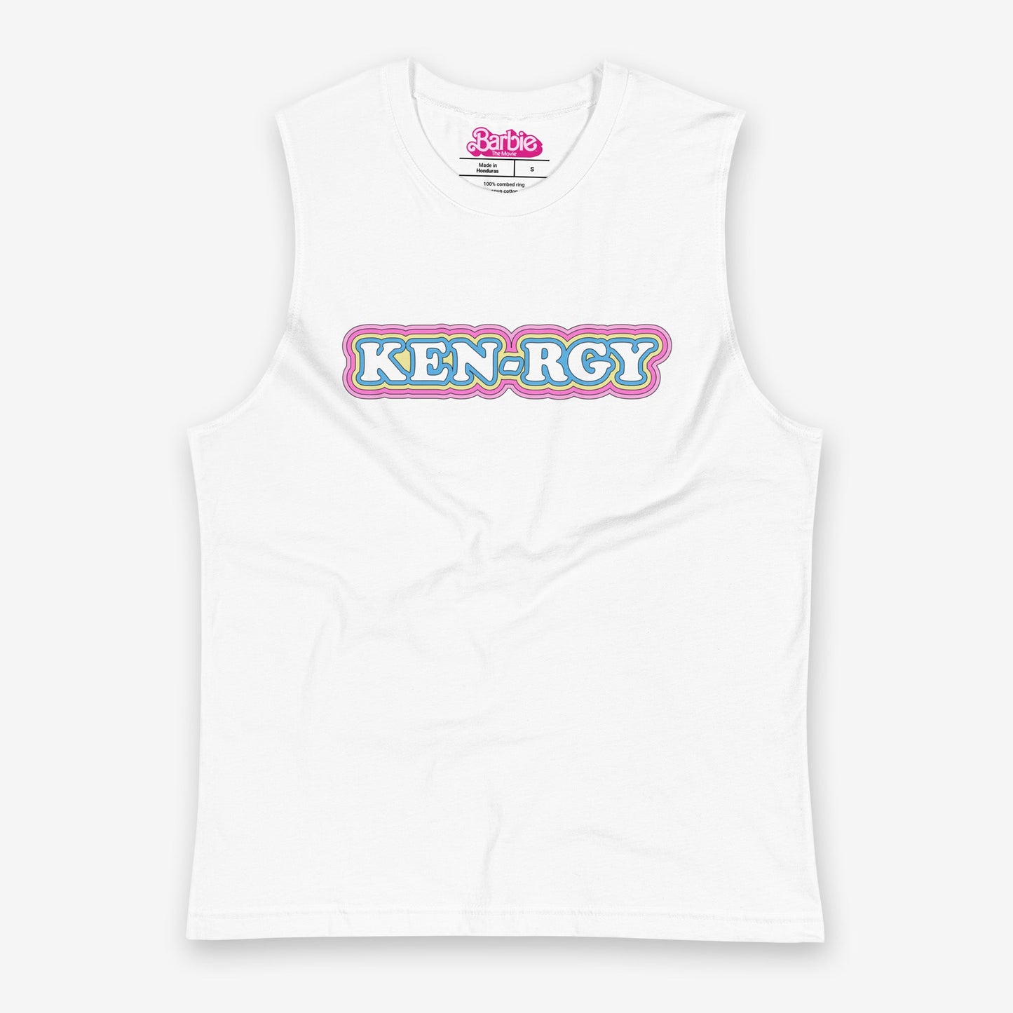 Barbie The Movie “KEN-RGY” Muscle Tee - Áo Ba Lỗ Thời Trang Unisex - Mattel Creations - Hình ảnh sản phẩm