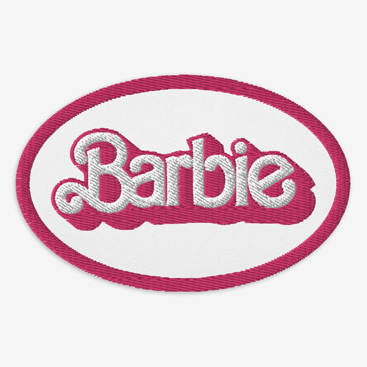 Barbie Logo Patch – Barbie The Movie - Miếng Dán Vải Trang Trí Phụ Kiện - Mattel - Hình ảnh sản phẩm