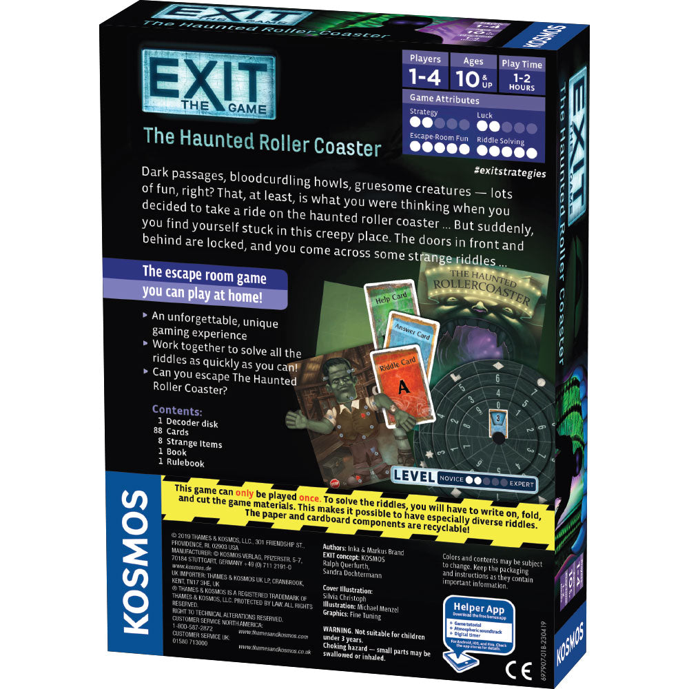 EXIT: The Haunted Roller Coaster - Trò chơi Escape Room Tại Nhà - Thames & Kosmos - Góc nhìn khác 3