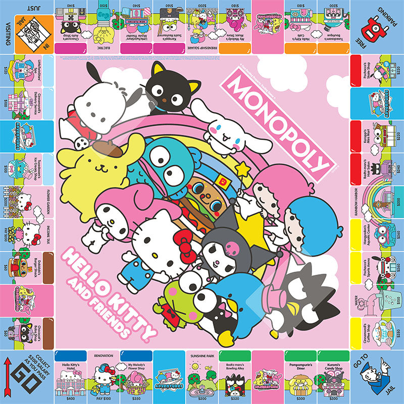 MONOPOLY®: Hello Kitty® & Friends - Cờ tỷ phú phiên bản đặc biệt - The Op Games