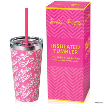 Barbie™ X Dragon Glassware® Tumbler - 16 Oz - Bình Giữ Nhiệt Thép Không Gỉ Mattel - Hình ảnh bổ sung 7