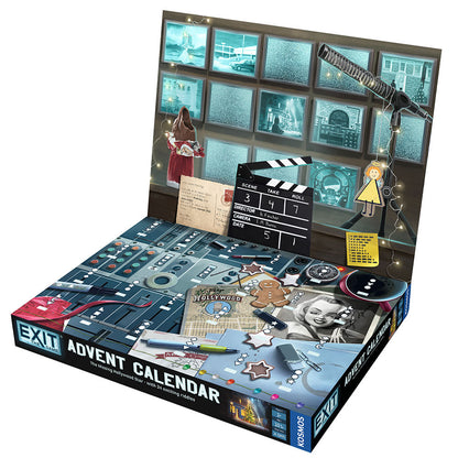 EXIT: The Game - Advent Calendar - The Missing Hollywood Star | Board Game Giải Đố Lịch Mùa Vọng | Thames & Kosmos - Hình ảnh chi tiết 2