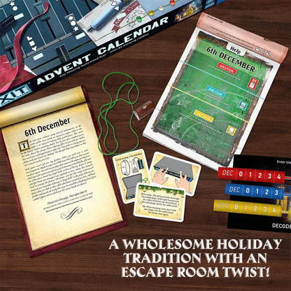 EXIT: The Game - Advent Calendar - The Missing Hollywood Star | Board Game Giải Đố Lịch Mùa Vọng | Thames & Kosmos - Hình ảnh bổ sung 4
