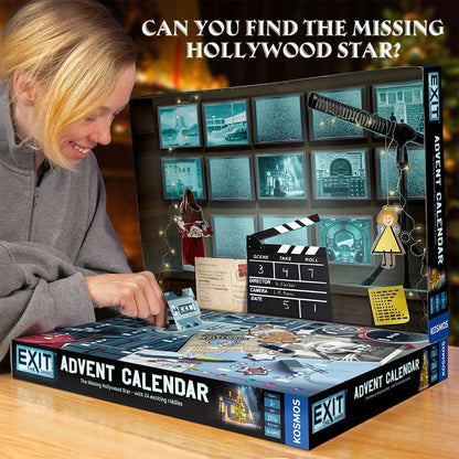 EXIT: The Game - Advent Calendar - The Missing Hollywood Star | Board Game Giải Đố Lịch Mùa Vọng | Thames & Kosmos - Hình ảnh bổ sung 5