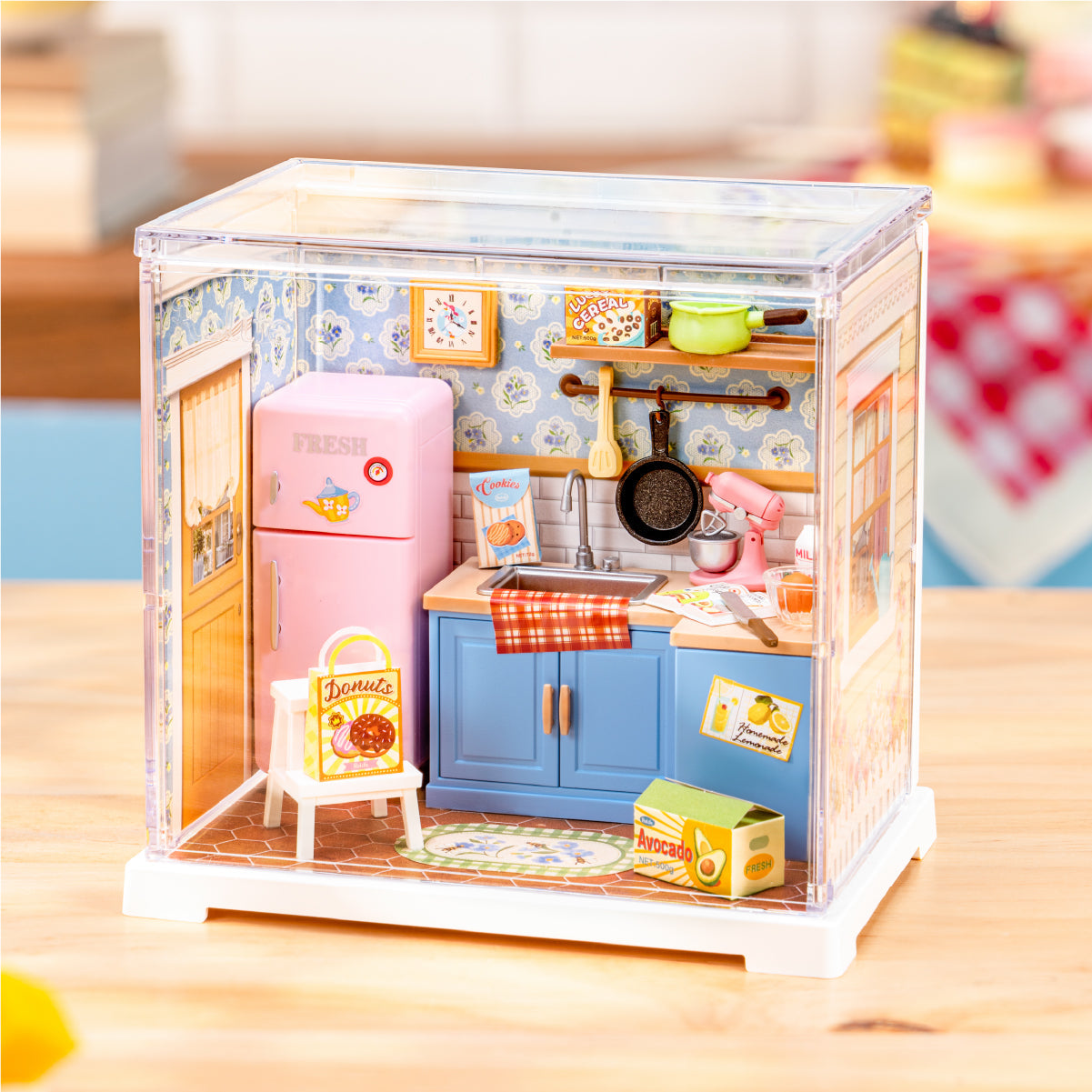 Rolife Homely Baking Kitchen Mini Super Creator DIY Miniature House DWS08B - Mô hình nhà búp bê tí hon tự lắp ráp - Rolife DWS08B