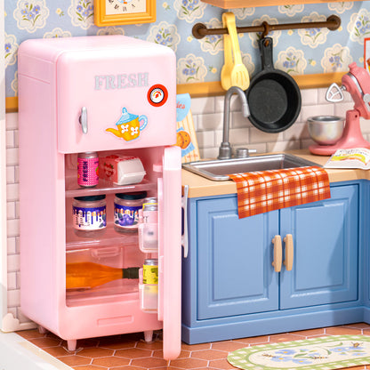Rolife Homely Baking Kitchen Mini Super Creator DIY Miniature House DWS08B - Mô hình nhà búp bê tí hon tự lắp ráp - Rolife DWS08B