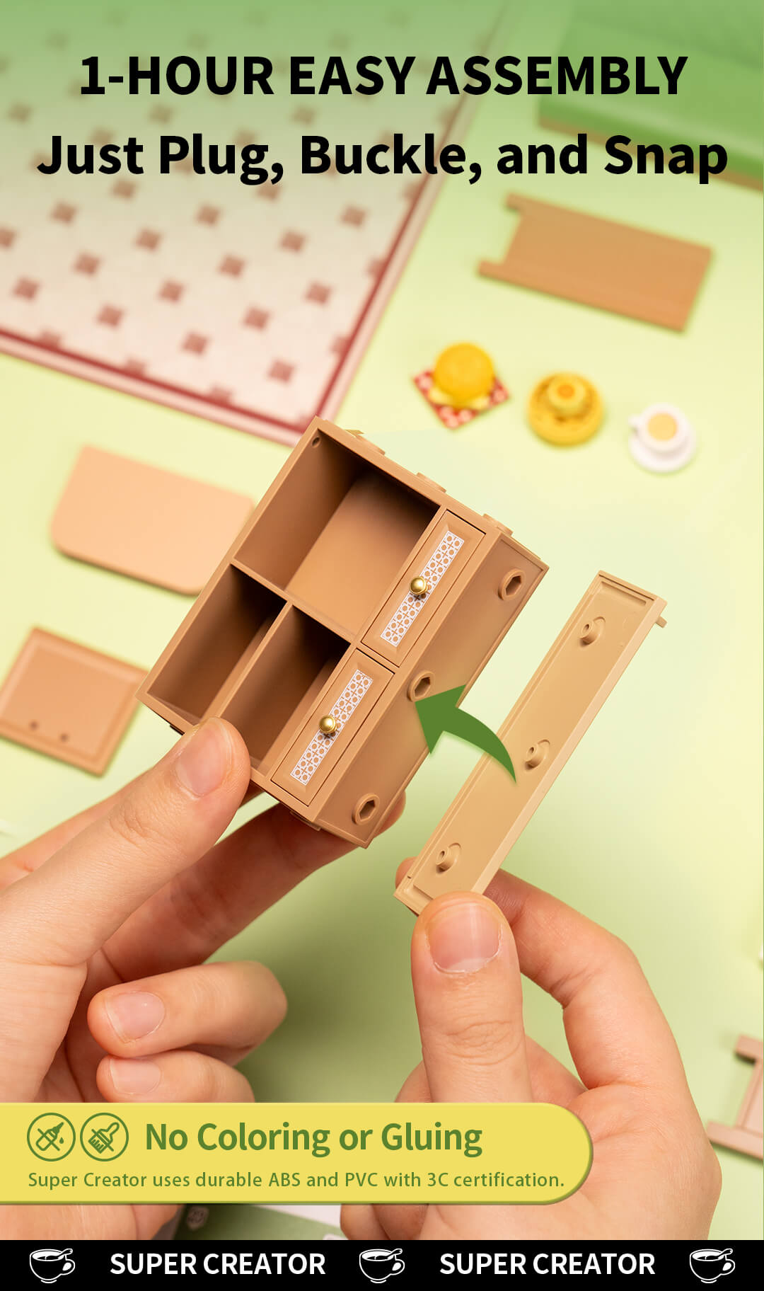 Rolife Hong Kong Bites Cafe DIY Miniature House DW021 - Mô hình tiệm ăn Hồng Kông lắp ráp - Rolife
