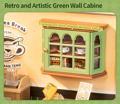 Rolife Hong Kong Bites Cafe DIY Miniature House DW021 - Mô hình tiệm ăn Hồng Kông lắp ráp - Rolife