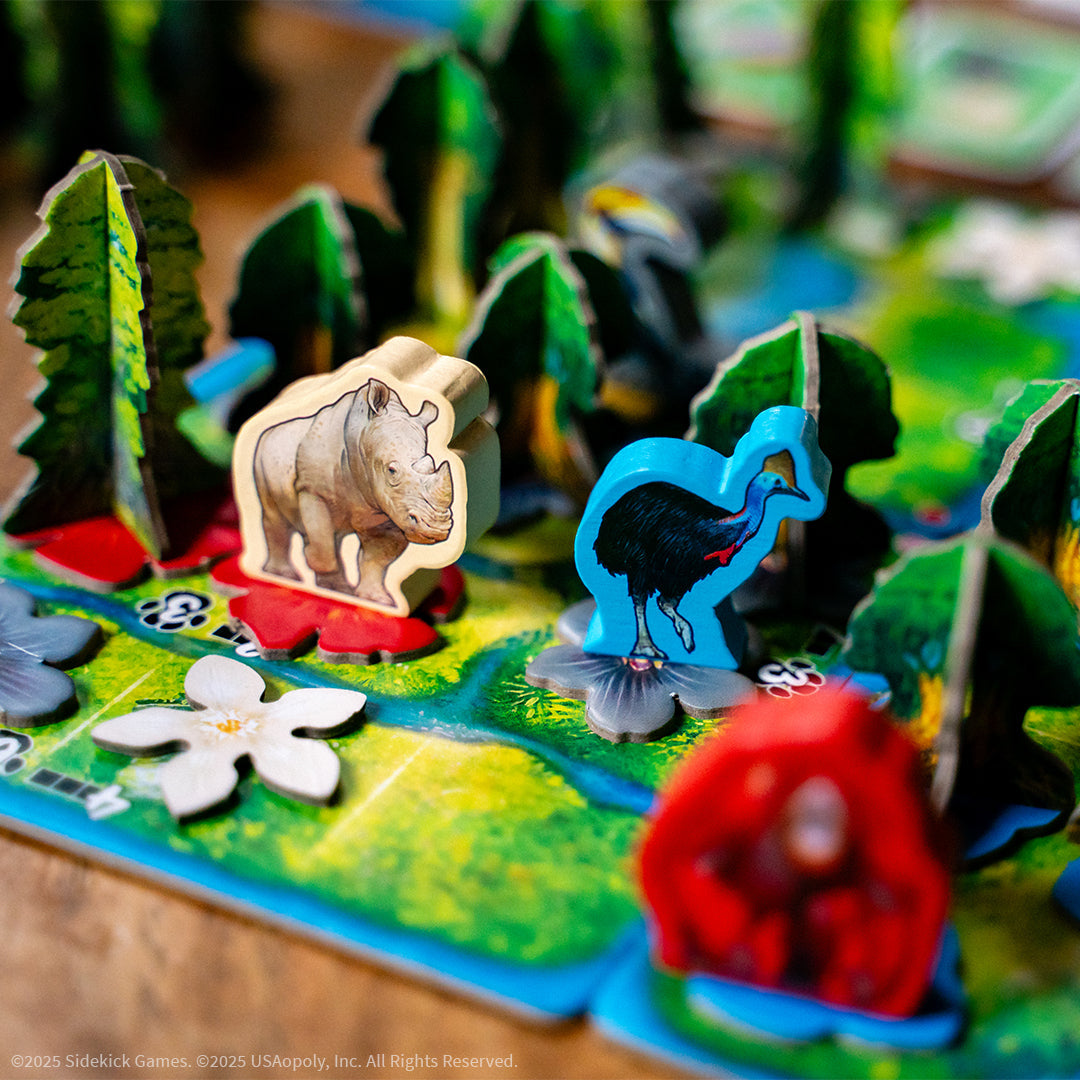 HUTAN - Board game chiến thuật xây dựng rừng nhiệt đới - The Op Games