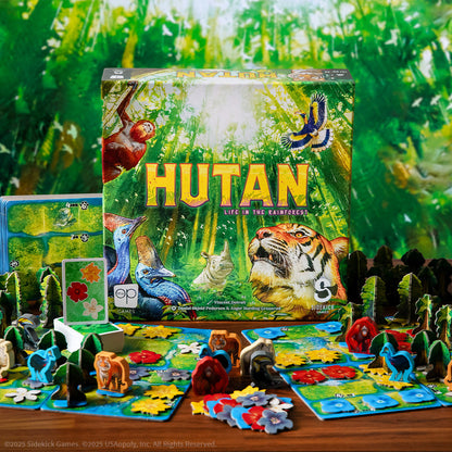 HUTAN - Board game chiến thuật xây dựng rừng nhiệt đới - The Op Games