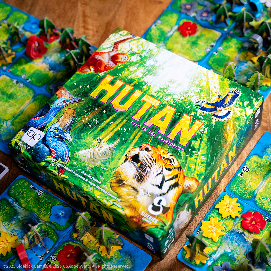 HUTAN - Board game chiến thuật xây dựng rừng nhiệt đới - The Op Games