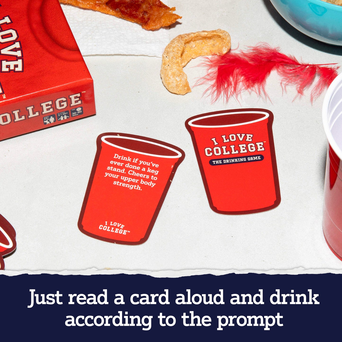 I Love College: The Ultimate Drinking Card Game - Board Game Thẻ Bài Tiệc Tùng - Relatable - Góc nhìn khác 3