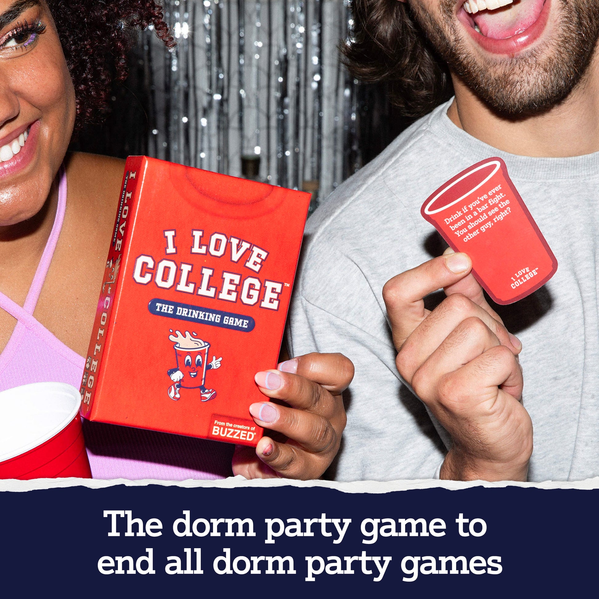 I Love College: The Ultimate Drinking Card Game - Board Game Thẻ Bài Tiệc Tùng - Relatable - Hình ảnh bổ sung 6