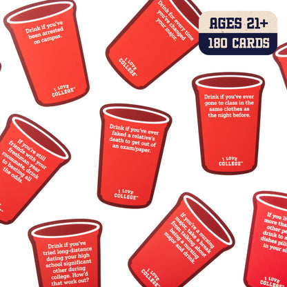 I Love College: The Ultimate Drinking Card Game - Board Game Thẻ Bài Tiệc Tùng - Relatable - Hình ảnh bổ sung 4