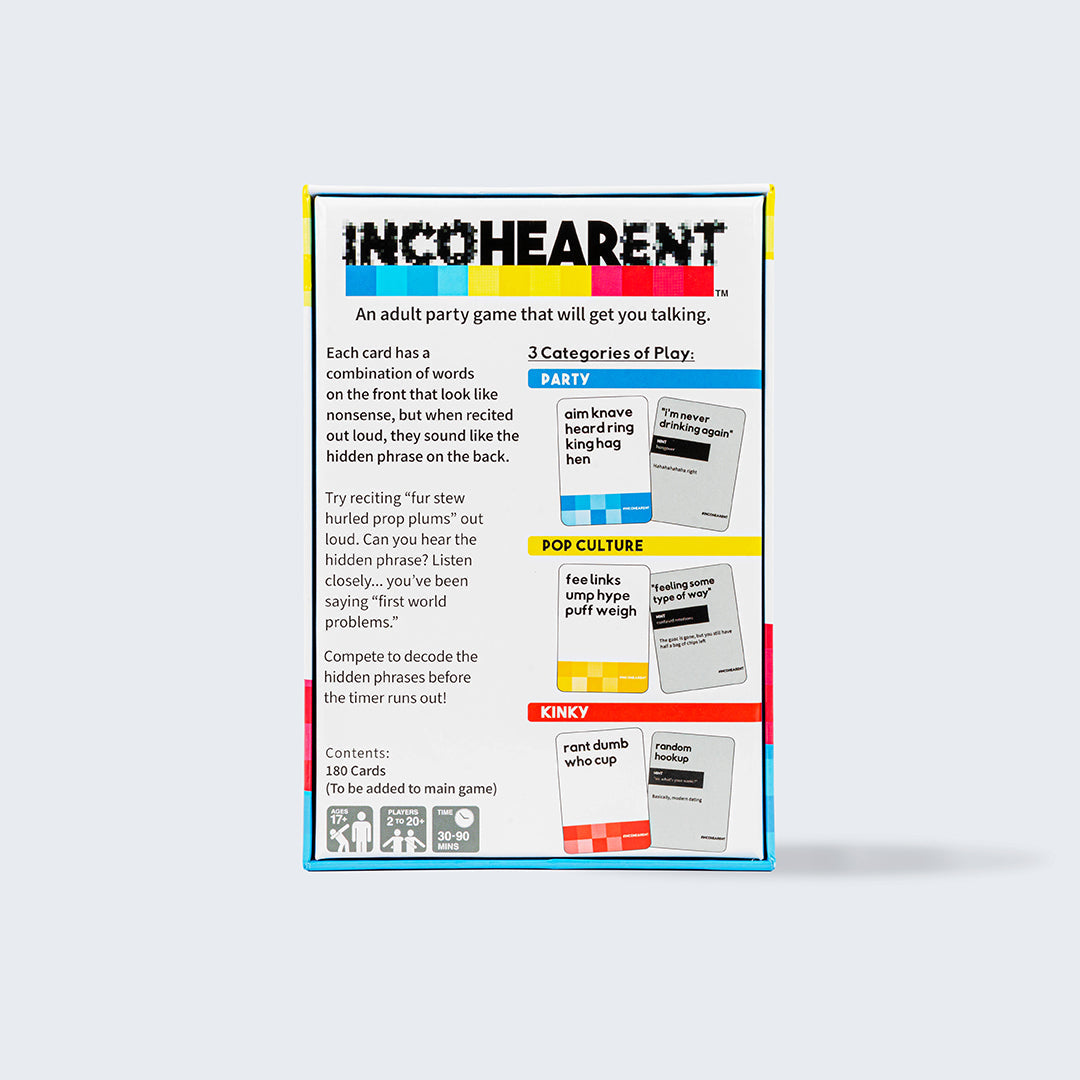 Incohearent™ Fresh Phrases Expansion Pack: Bộ Mở Rộng 180 Thẻ Bài Gibberish - Relatable - Hình ảnh bổ sung 5