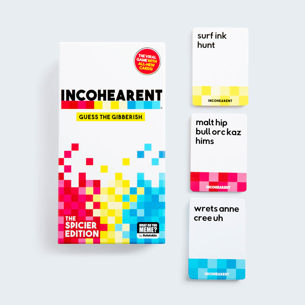 Incohearent™ Ultimate Guess The Gibberish Adult Party Game - Board Game Tiệc Tùng Giải Mã Cụm Từ Vô Nghĩa - Relatable - Hình ảnh chi tiết 2