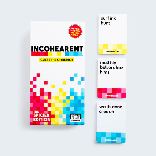 Incohearent™ Ultimate Guess The Gibberish Adult Party Game - Board Game Tiệc Tùng Giải Mã Cụm Từ Vô Nghĩa - Relatable - Hình ảnh chi tiết 2