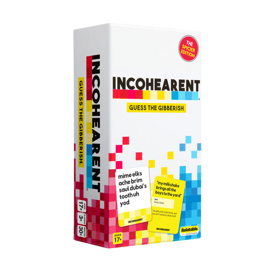Incohearent™ Ultimate Guess The Gibberish Adult Party Game - Board Game Tiệc Tùng Giải Mã Cụm Từ Vô Nghĩa - Relatable - Hình ảnh sản phẩm