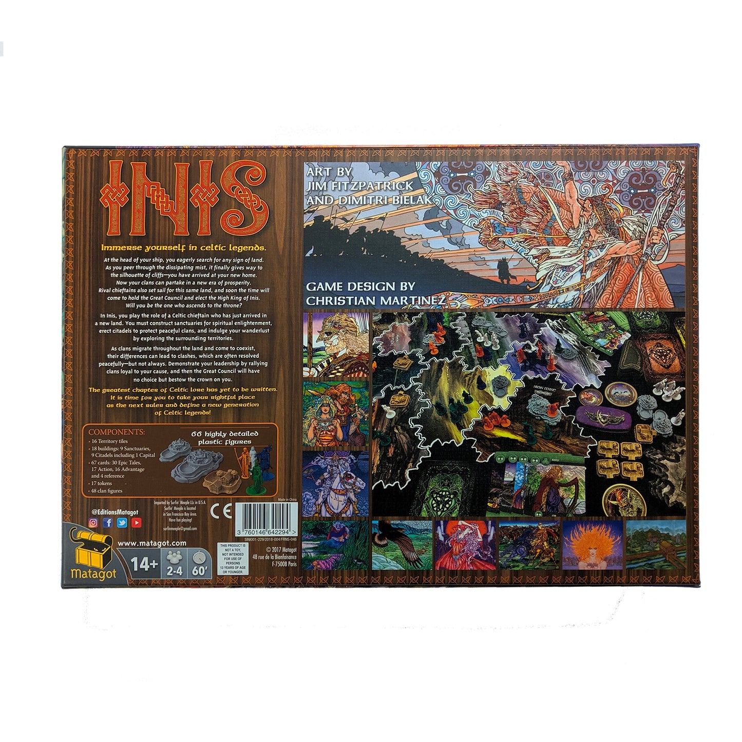 Inis Board Game - Trò Chơi Chiến Thuật Thần Thoại Ireland - Matagot