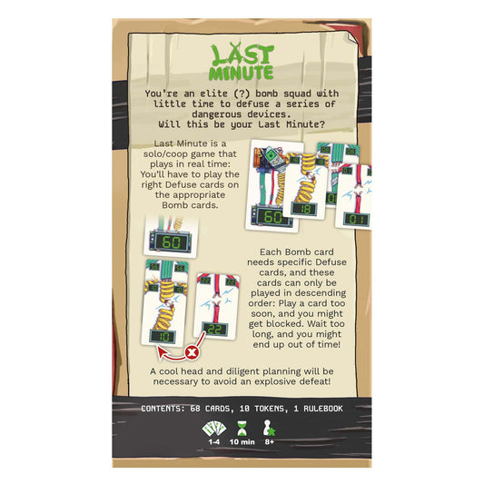 Last Minute Card Game - Board Game Thẻ Bài Gỡ Bom - inPatience Games