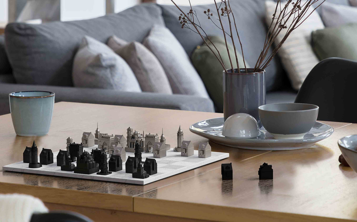 Stainless Steel Istanbul Edition | Bộ Cờ Vua Kiến Trúc Thép Không Gỉ | Skyline Chess Skyline Chess - ảnh 3 - Board games kinh