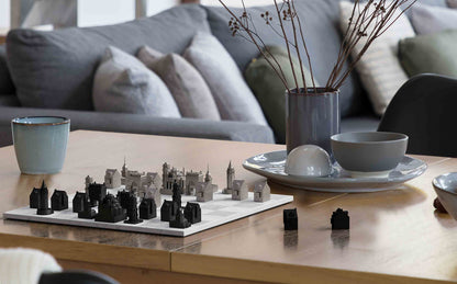 Stainless Steel Istanbul Edition | Bộ Cờ Vua Kiến Trúc Thép Không Gỉ | Skyline Chess Skyline Chess - ảnh 3 - Board games kinh