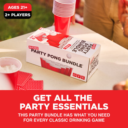 Buzzed Party Pong Bundle Drinking Kit – Bộ Trò Chơi Tiệc Tùng & Drinking Game - Relatable - Hình ảnh chi tiết 2
