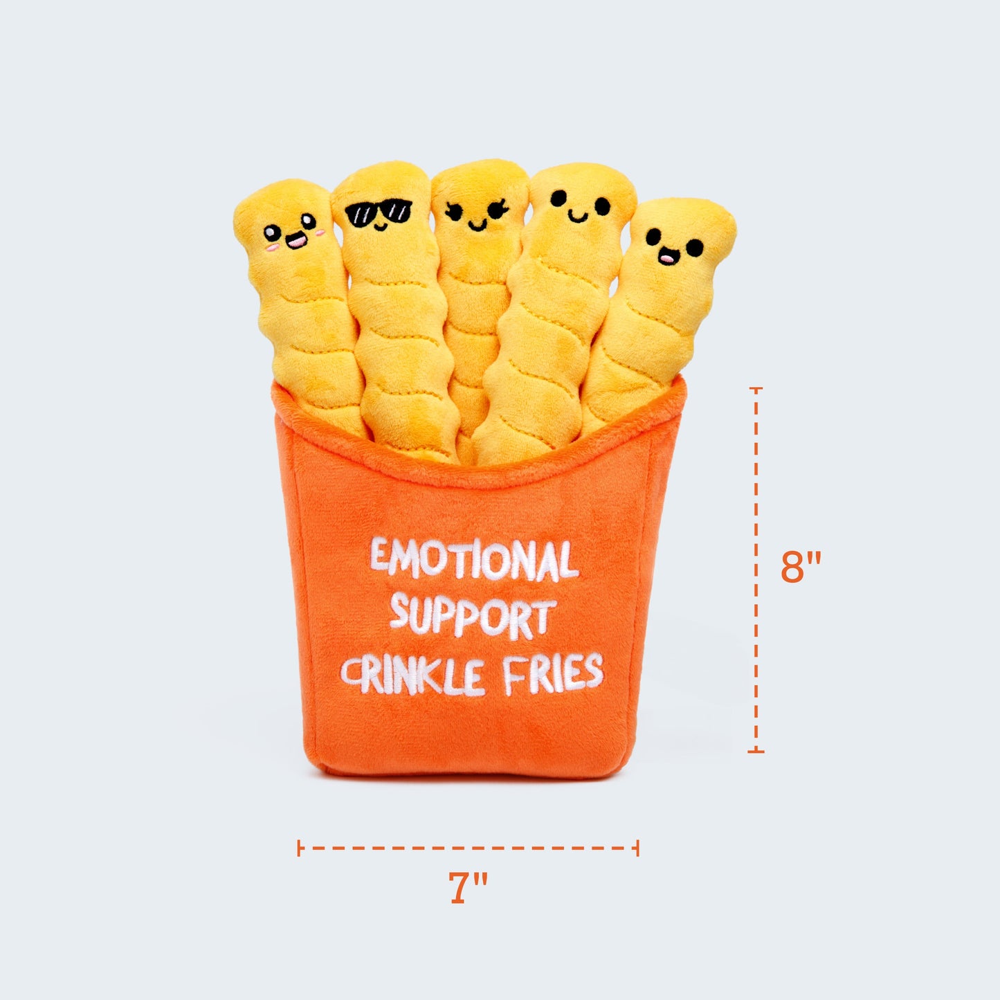 Emotional Support Crinkle Fries - Bộ Gấu Bông Khoai Tây Chiên Cao Cấp - Relatable