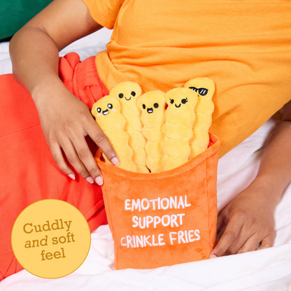 Emotional Support Crinkle Fries - Bộ Gấu Bông Khoai Tây Chiên Cao Cấp - Relatable