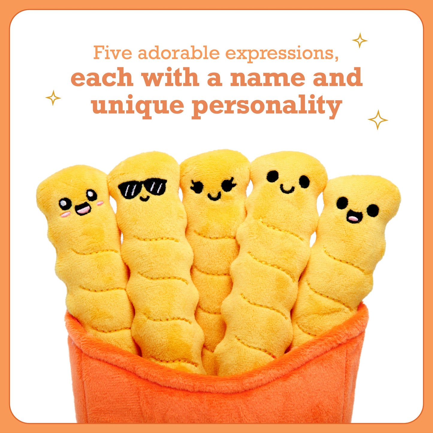 Emotional Support Crinkle Fries - Bộ Gấu Bông Khoai Tây Chiên Cao Cấp - Relatable