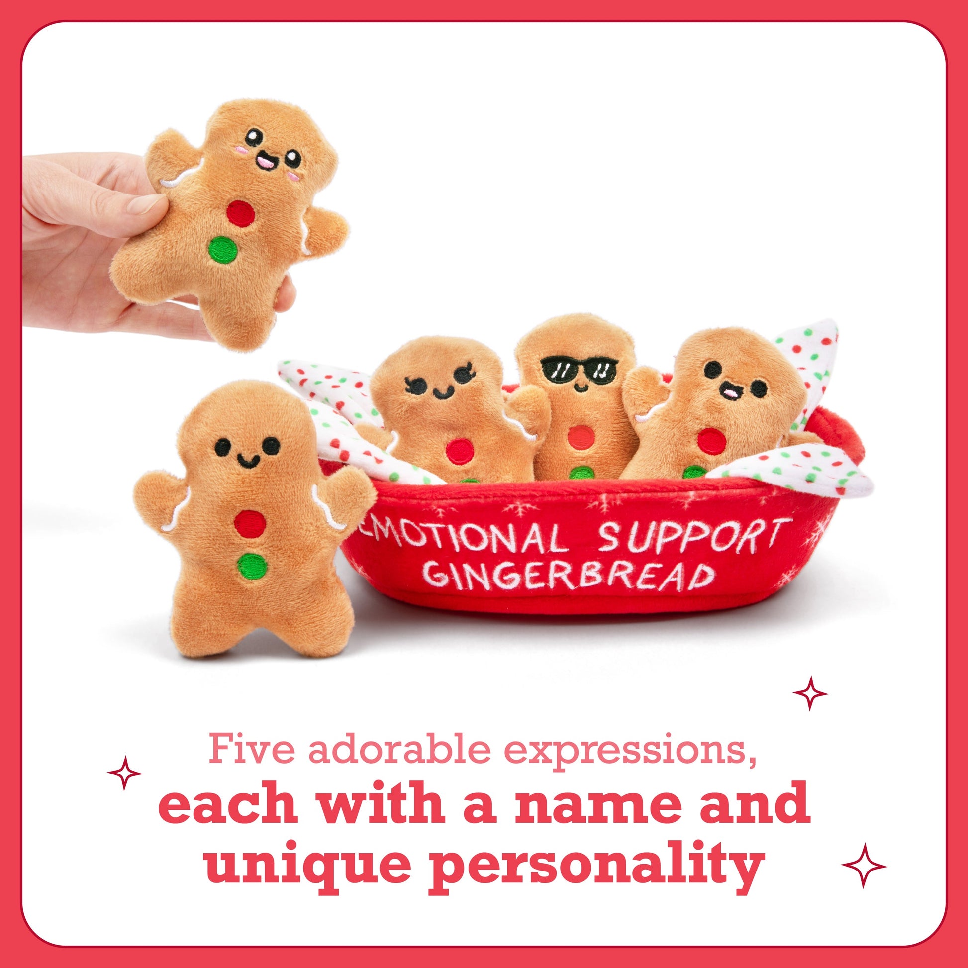 Emotional Support Gingerbread – Thú Bông Bánh Gừng Noel – Relatable - Hình ảnh bổ sung 5