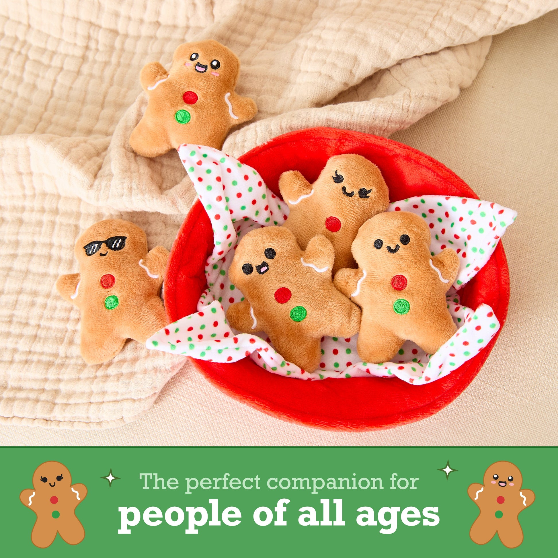 Emotional Support Gingerbread – Thú Bông Bánh Gừng Noel – Relatable - Hình ảnh bổ sung 6