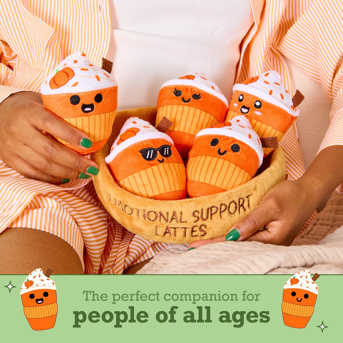 Emotional Support Latte - Thú Bông Tách Cà Phê Dễ Thương - Relatable